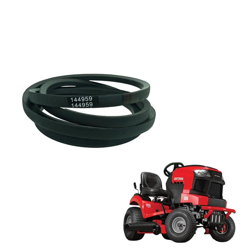 CTPOWER Replaces 144959 Mower Deck Belt, LT3000 DLT3000 DYT4000 LT150 YTH130 YT150 LTH1742 for Craftsman Husqvarna Poulan AYP Ariens 532144959 42 Inch/Aramid Cord / 95.400 inches - Image 1